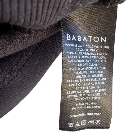 Babaton Aritzia Womens Knit Rayon Stretch Cropped High Neck Shirt Blouse Top 2XS - Picture 5 of 8